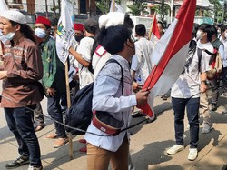 Aksi Bela Palestina, Massa dari Menteng Long March ke Kedubes AS