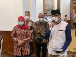 Bantah Bahas Pilpres Dengan Khofifah, Sandiaga: Saya Mengagumi Produk Jatim