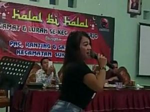 Viral Video Camat-Lurah di Sukoharjo Hadiri Halalbihalal Dihibur Biduan