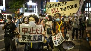 Warga Jepang Gaungkan Penolakan Olimpiade Tokyo