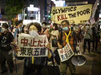Warga Jepang Gaungkan Penolakan Olimpiade Tokyo
