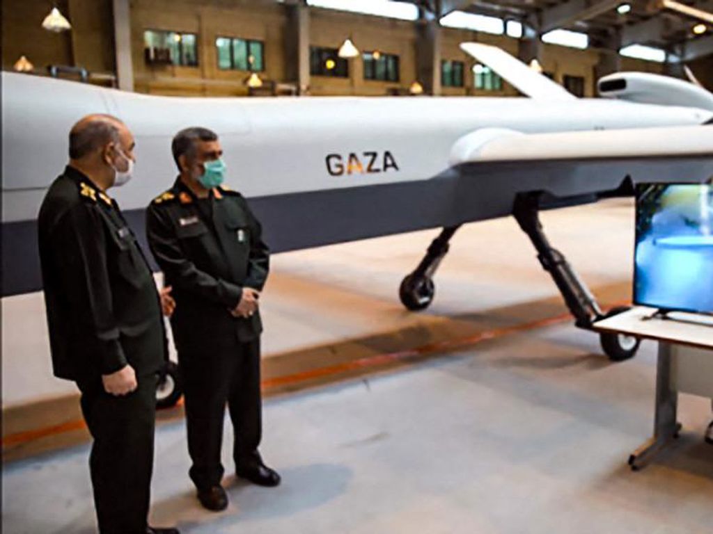 Penghormatan untuk Palestina, Iran Pamerkan Drone Baru Gaza