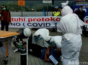 Pengunjung Telaga Sarangan Dikejutkan Pocong Korban COVID-19