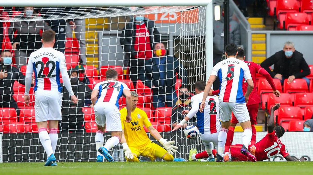 Liverpool ungguli Crystal Palace di babak pertama (Foto: Getty Images/Alex Livesey)