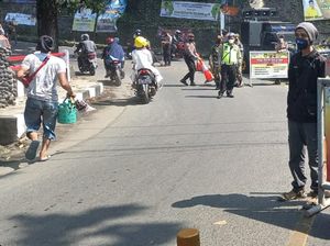 Cegah Kerumunan, Petugas Bubarkan Warga di Lokasi Wisata Sukabumi