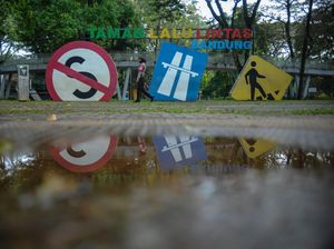 Cegah Corona, Taman Lalu Lintas di Bandung Ditutup Sementara Cegah Corona, Taman Lalu Lintas di Bandung Ditutup Sementara