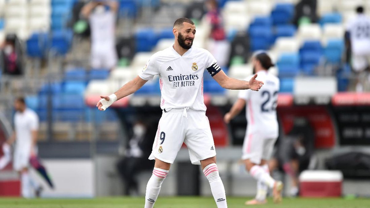 Real Madrid vs Villarreal tuntas dengan kemenangan El Real 2-1. (Foto: Getty Images/Denis Doyle)