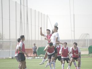 Shin Tae-yong Kurangi Porsi Latihan Timnas Indonesia Jelang Uji Coba