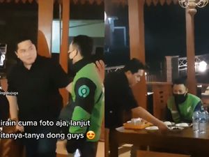 Kisah Driver Ojol tak Sengaja Bertemu Erick Thohir dan Ditraktir Makan Sate Kisah Driver Ojol tak Sengaja Bertemu Erick Thohir dan Ditraktir Makan Sate