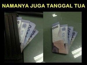 8 Meme Khayalan Ngenes Netizen Pas Tanggal Tua, Ngadi-ngadi Abis! Bikin Iba