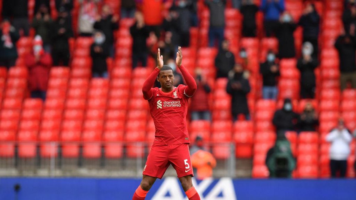 Georginio Wijnaldum mainkan laga terakhirnya bareng Liverpool (Getty Images/Pool)