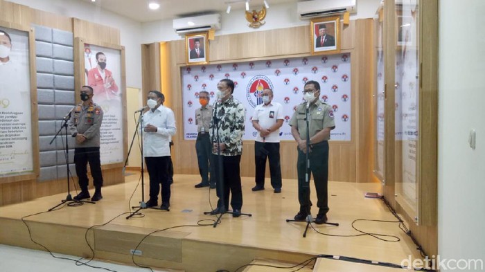 Jumpa pers Kapolri soal izin Liga 1 dan Liga 2, Senin (24/5) 2021.