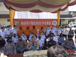 Polisi Tangkap 4 Kurir Narkoba di Sumut, 43 Kg Sabu Disita