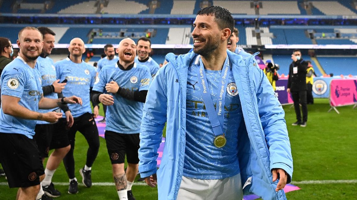 Sergio Aguero tak peduli pujian-pujian terhadap dirinya. (Foto: Michael Regan/Getty Images)