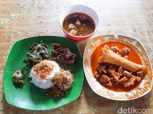 Lamak Bana! Makan Nasi Padang Pakai Asam Padeh Tunjang dan Sop Daging Lamak Bana! Makan Nasi Padang Pakai Asam Padeh Tunjang dan Sop Daging