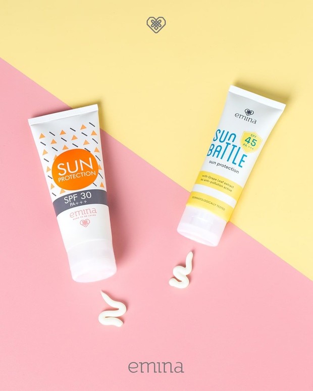 Sunscreen cream/instagram.com/eminacosmetics/ Sunscreen cream