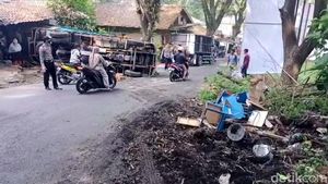 Truk Mundur Hantam Mobil dan Motor di Nagrak Sukabumi