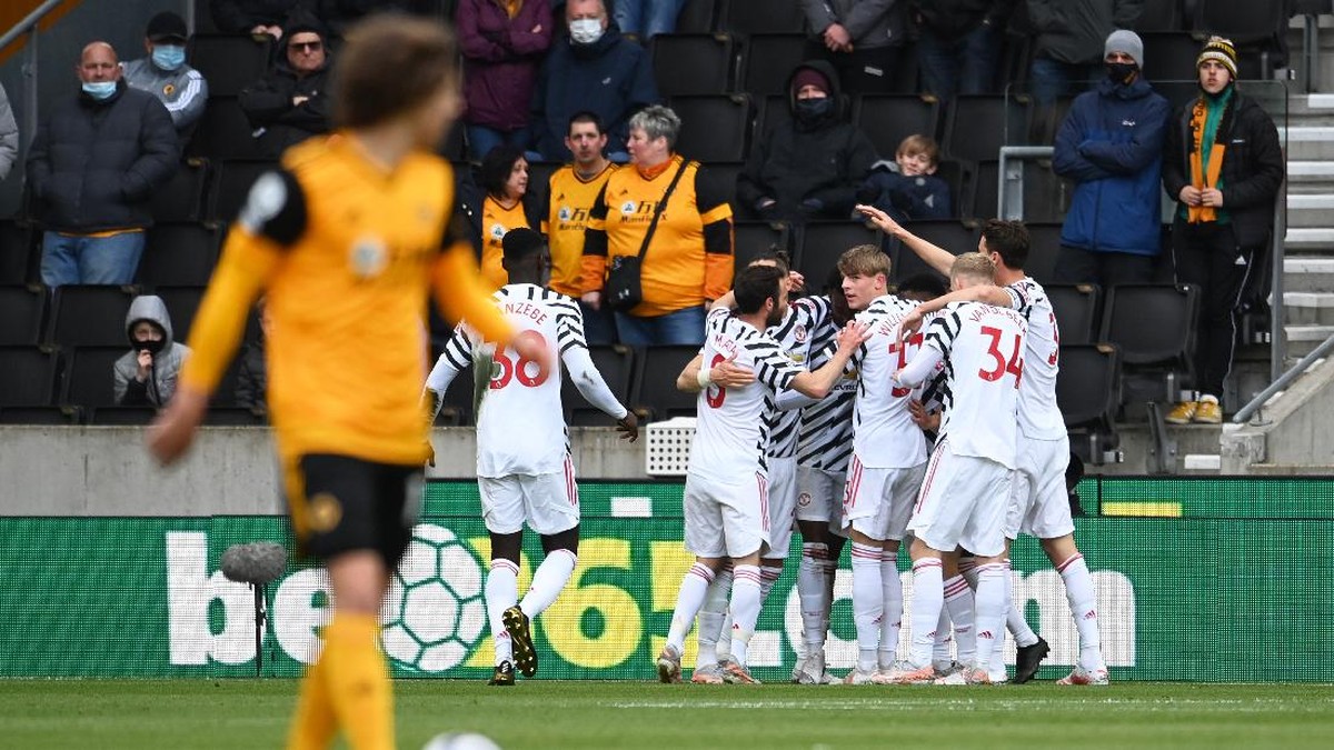 Wolves Vs MU: Setan Merah Menang 2-1 di Laga Terakhir. (Foto: Getty Images/Pool)