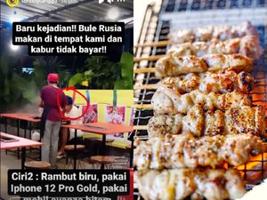 Kejadian Lagi! Bule Rusia Kabur Tak Bayar saat Makan di Restoran Bali