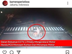 Detik-detik Ojol Dibegal di Tugu Tani Terekam CCTV, Pelaku Ditangkap!
