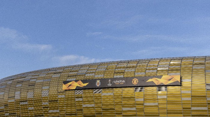 GDANSK, POLAND - MAY 24: General view of Gdansk Arena prior the UEFA Europa League Final between Villarreal CF and Manchester United at Gdansk Arena on May 24, 2021 in Gdansk, Poland. (Photo by Maja Hitij/Getty Images)
