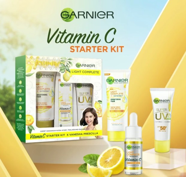 Garnier Vitamin C Starter Kit x Vanesha Prescilla