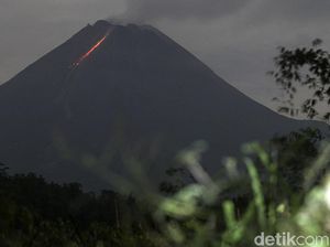 Gunung Merapi Kembali Muntahkan Lava Pijar
