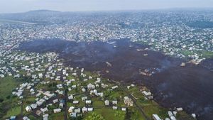 Lava Gunung Nyiragongo Lahap Ratusan Rumah Warga di Kongo