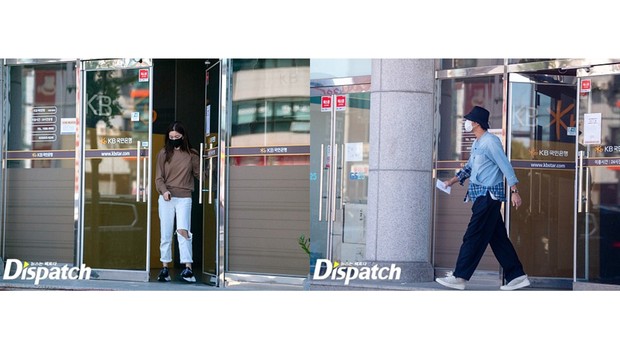 Lee Seung Gi dan Lee Da In Keluar dari Bank yang Sama/instagram.com/koreadispatch