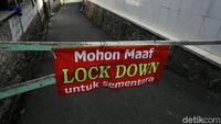 Gegara Silaturahmi Lebaran Gang di Cilangkap Dilockdown
