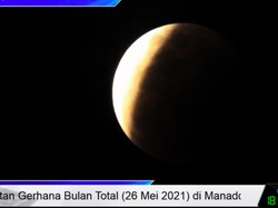 Gerhana Bulan Total Super Blood Moon Ramai di Linimasa