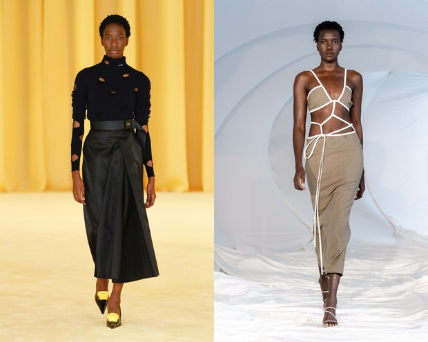 Cut out dan strands.