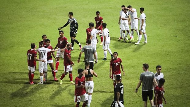 Timnas Indonesia vs Afghanistan Timnas Indonesia kalah 2-3 dari Afghanistan dalam pertandingan persabahatan di Uni Emirat Arab (UEA), Selasa (25/5/2021).