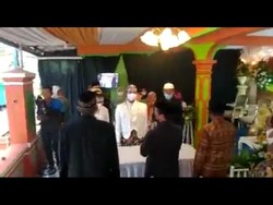 Viral Acara Akad Nikah Pakai Nyanyi Indonesia Raya