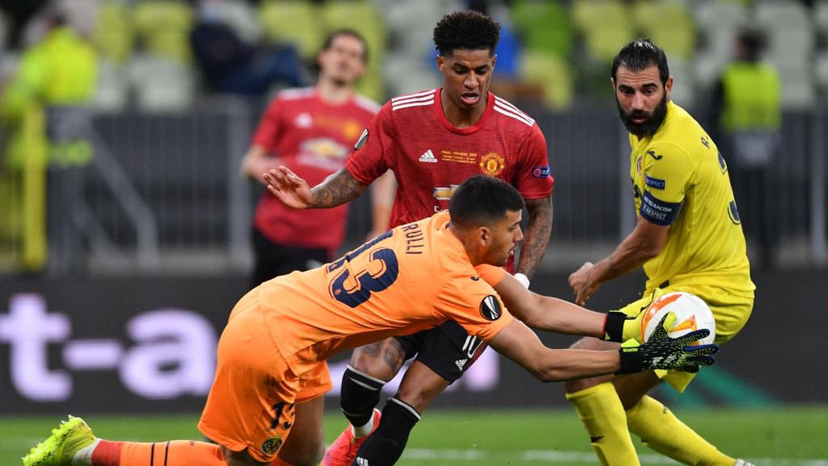 Villarreal mampu membuat mati kutu di final Liga Europa (Foto: Getty Images/Adam Warzawa - Pool)