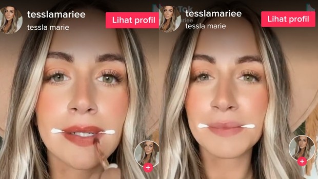 beauty hack Huda Kattan/TikTok.com/ beauty hack Huda Kattan