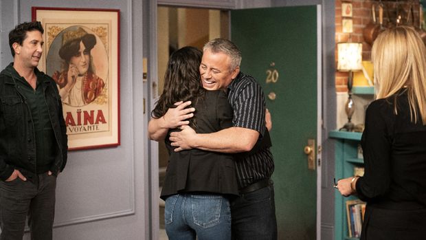 Behind the scene Friends: The Reunion. (Arsip HBO Max)