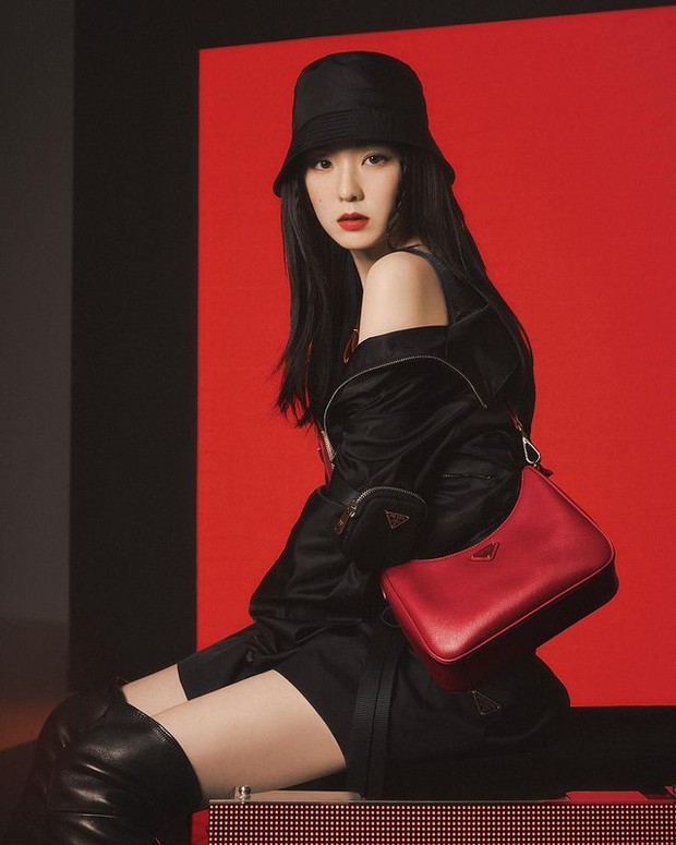 Irene Red Velvet menjadi brand ambassador Prada (foto: instagram.com/renebaebae)