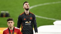 Ada 11 penendang penalti yang terlibat dari masing-masing tim. David de Gea menjadi satu-satu eksekutor MU yang gagal. (Foto: Getty Images/Kacper Pempel - Pool)