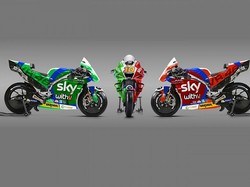 Balapan di Kampungnya, Motor Adik Valentino Rossi Dihias Bendera Italia