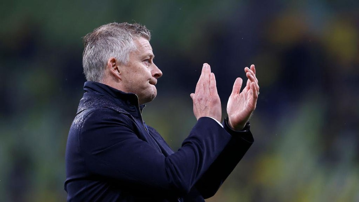 Manajer Manchester United, Ole Gunnar Solskjaer. (Foto: Kacper Pempel/Getty Images - Pool)