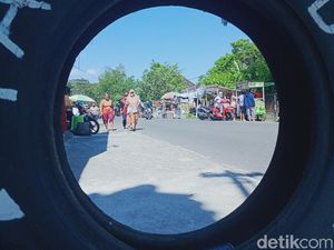 Ratusan Pedagang di Lapangan Merdeka Delanggu Klaten Diminta Pindah