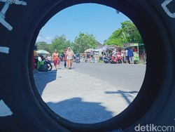 Ratusan Pedagang di Lapangan Merdeka Delanggu Klaten Diminta Pindah