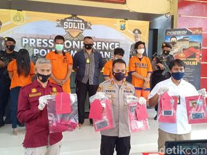 Gadis di Magetan Dibekuk Nyabu Bareng 3 Pria, Sabu Disembunyikan di Payudara