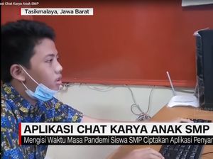 Keren! Siswa SMP Asal Kota Tasikmalaya Ini Berhasil Buat Aplikasi Chat