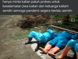 Viral Petugas Pemakaman Kudus Tidur Pakai APD, Ini Cerita di Baliknya
