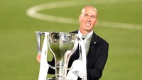 Dalam daftar pelatih tersukses Madrid, Zinedine Zidane mengekor dengan 11 trofi buat Real Madrid (Getty)
