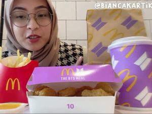 Mencicipi Menu McD Kolaborasi BTS, Ini Respons Bianca Kartika Mencicipi Menu McD Kolaborasi BTS, Ini Respons Bianca Kartika