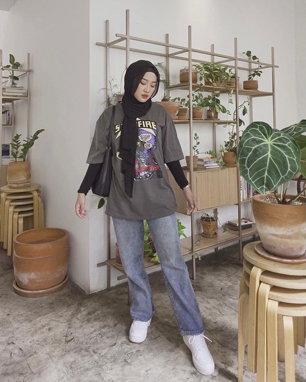 gaya fashion Wellisna Kim/instagram.com/wellisna gaya fashion Wellisna Kim