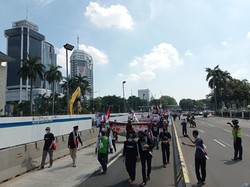 2.382 Polisi Amankan Aksi di Kedubes AS, Rekayasa Lalin Situasional